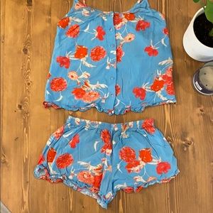 Plum Pretty Sugar Floral Pajamas